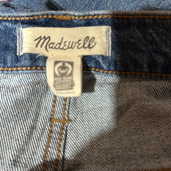 Madewell The Perfect Vintage Jean Straight Leg Denim Blue Jeans - Picture 9 of 11